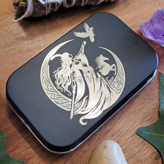 Morrigan Altar Tin