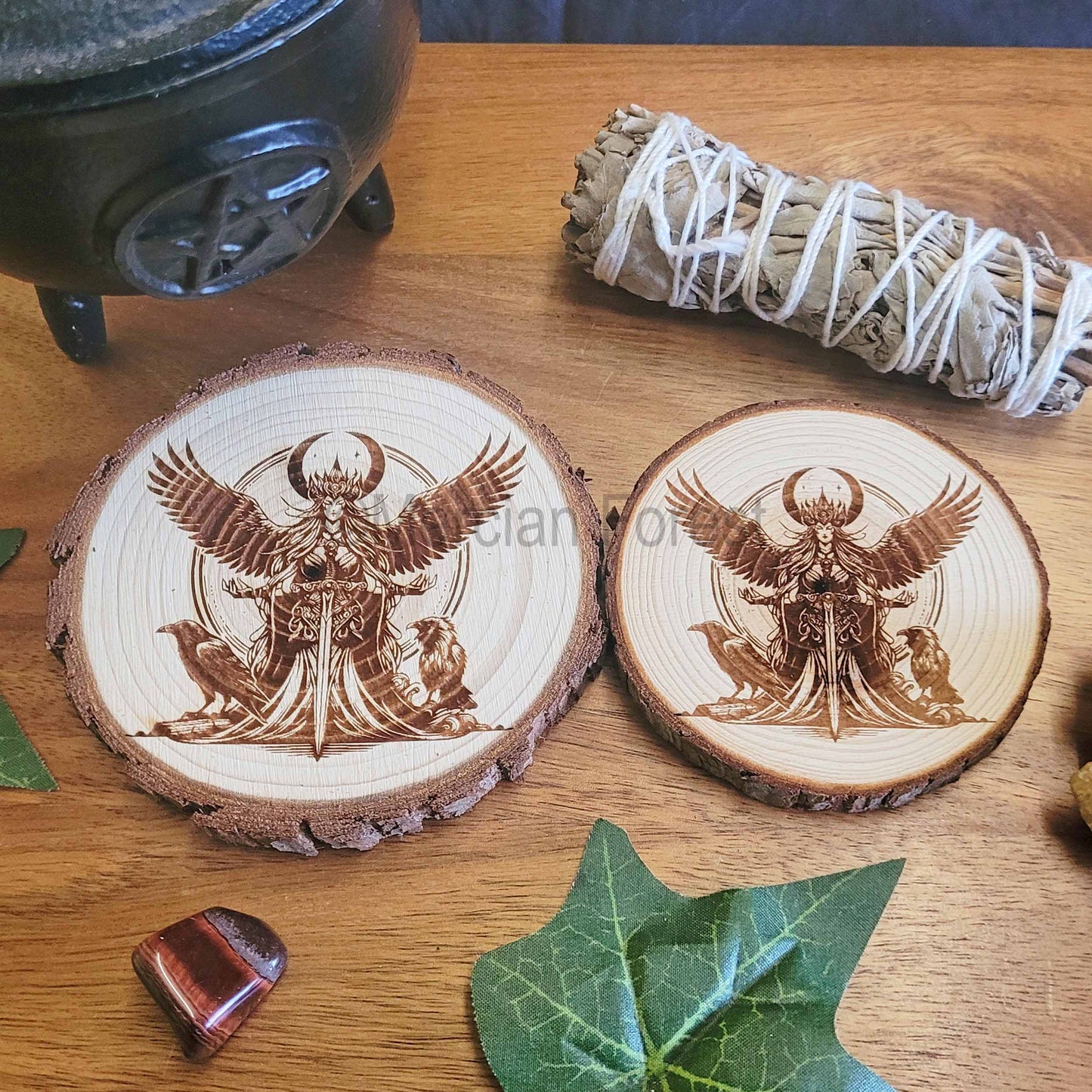 Morrigan Wooden Altar Tile