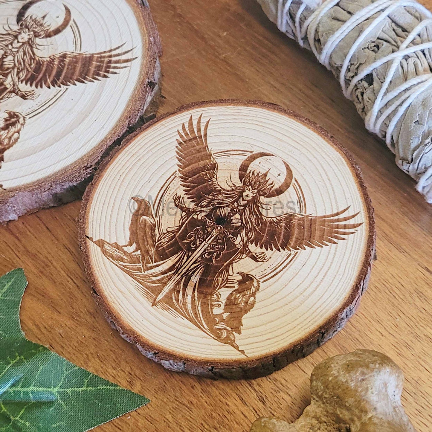 Morrigan Wooden Altar Tile