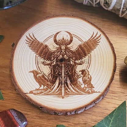 Morrigan Wooden Altar Tile