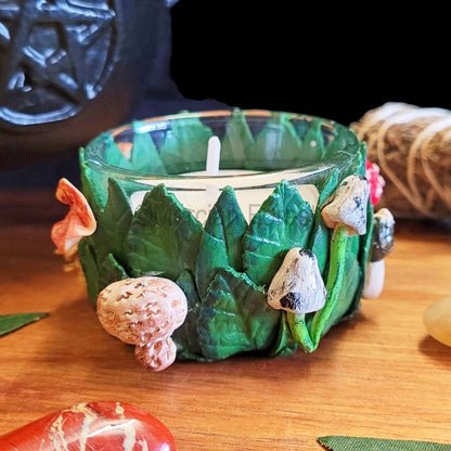 Mushroom Altar Candle or Tealight Holder