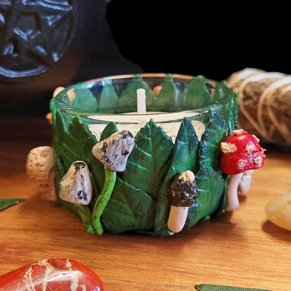 Mushroom Altar Candle or Tealight Holder