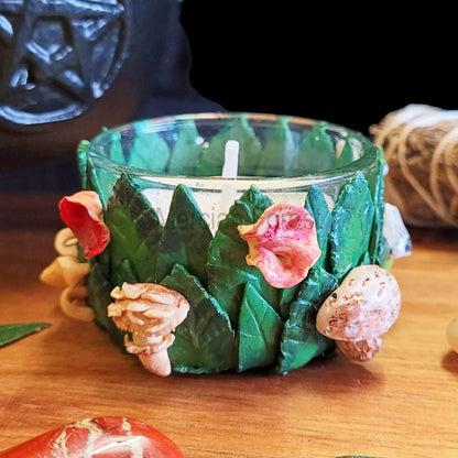 Mushroom Altar Candle or Tealight Holder