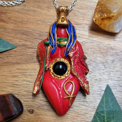 Nephthys Goddess Amulet Pendant Necklace