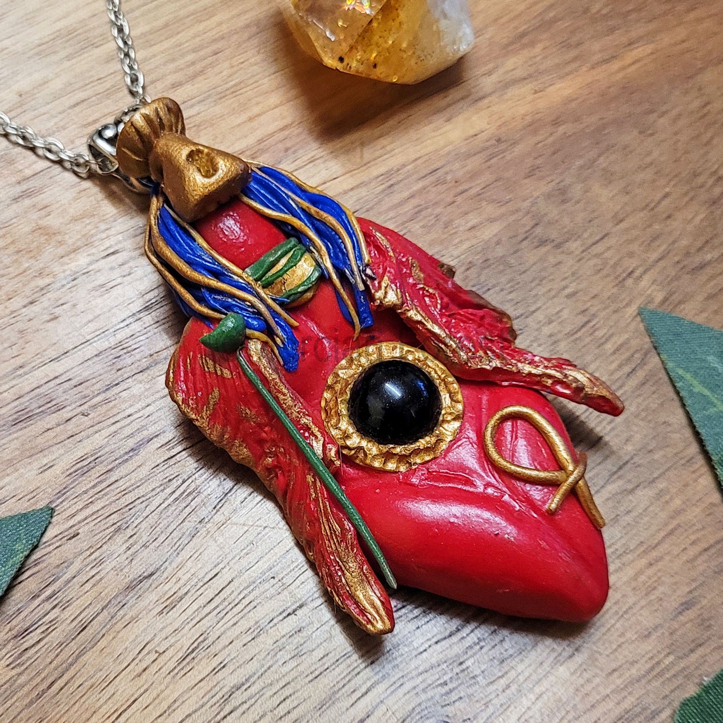 Nephthys Goddess Amulet Pendant Necklace