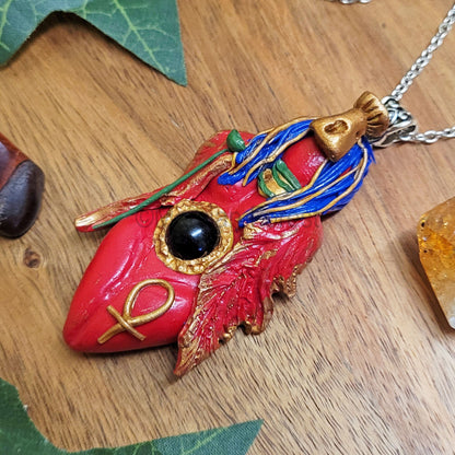 Nephthys Goddess Amulet Pendant Necklace