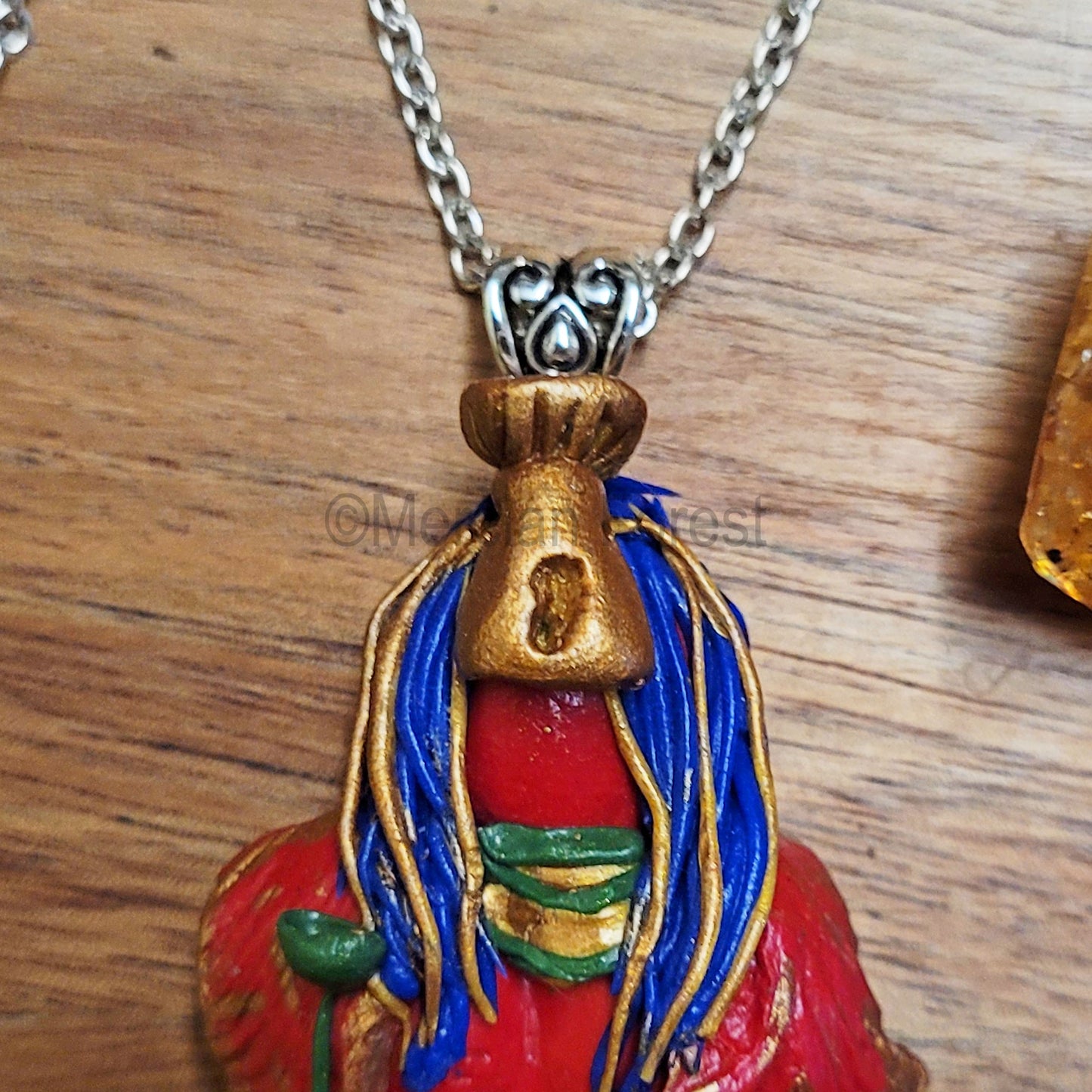 Nephthys Goddess Amulet Pendant Necklace