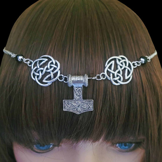 Thor's Hammer Norse Headdress