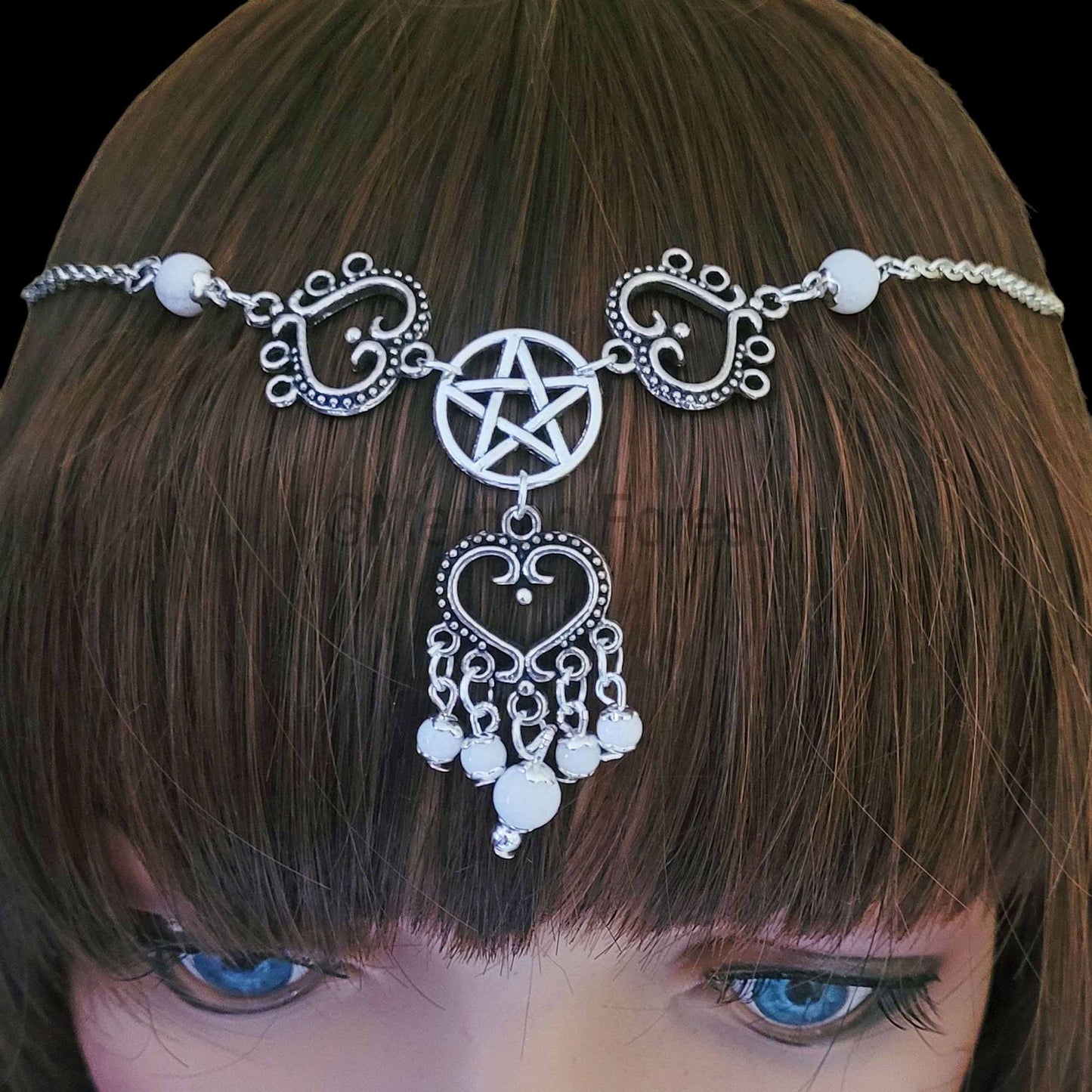 Pentacle Hearts Headdress
