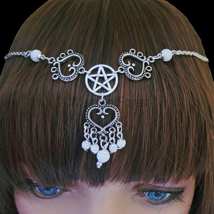 Pentacle Hearts Headdress