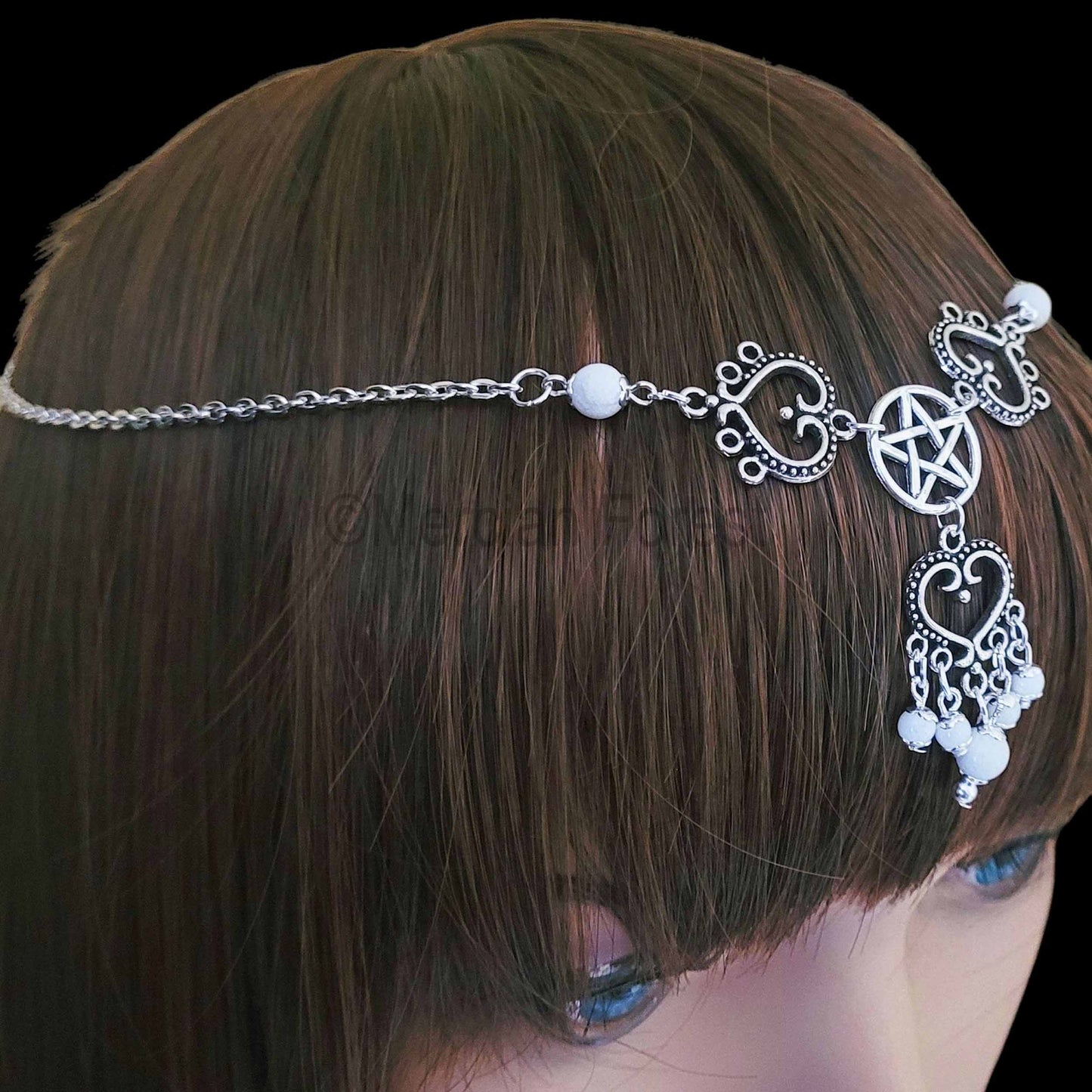 Pentacle Hearts Headdress