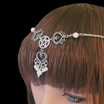 Pentacle Hearts Headdress