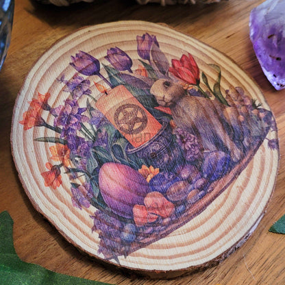 Ostara Hare Spring Equinox or Alban Eilir Altar Tile