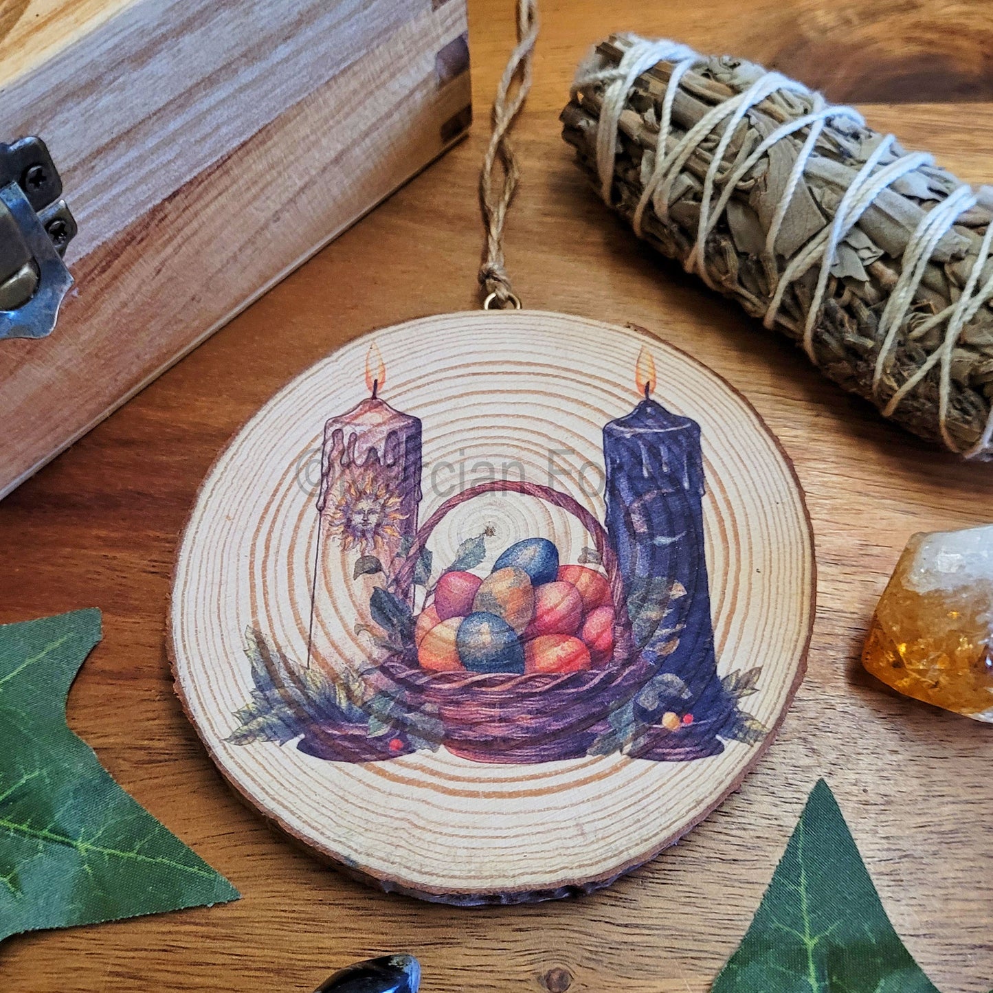 Ostara, Spring Equinox or Alban Eilir Altar Hanging