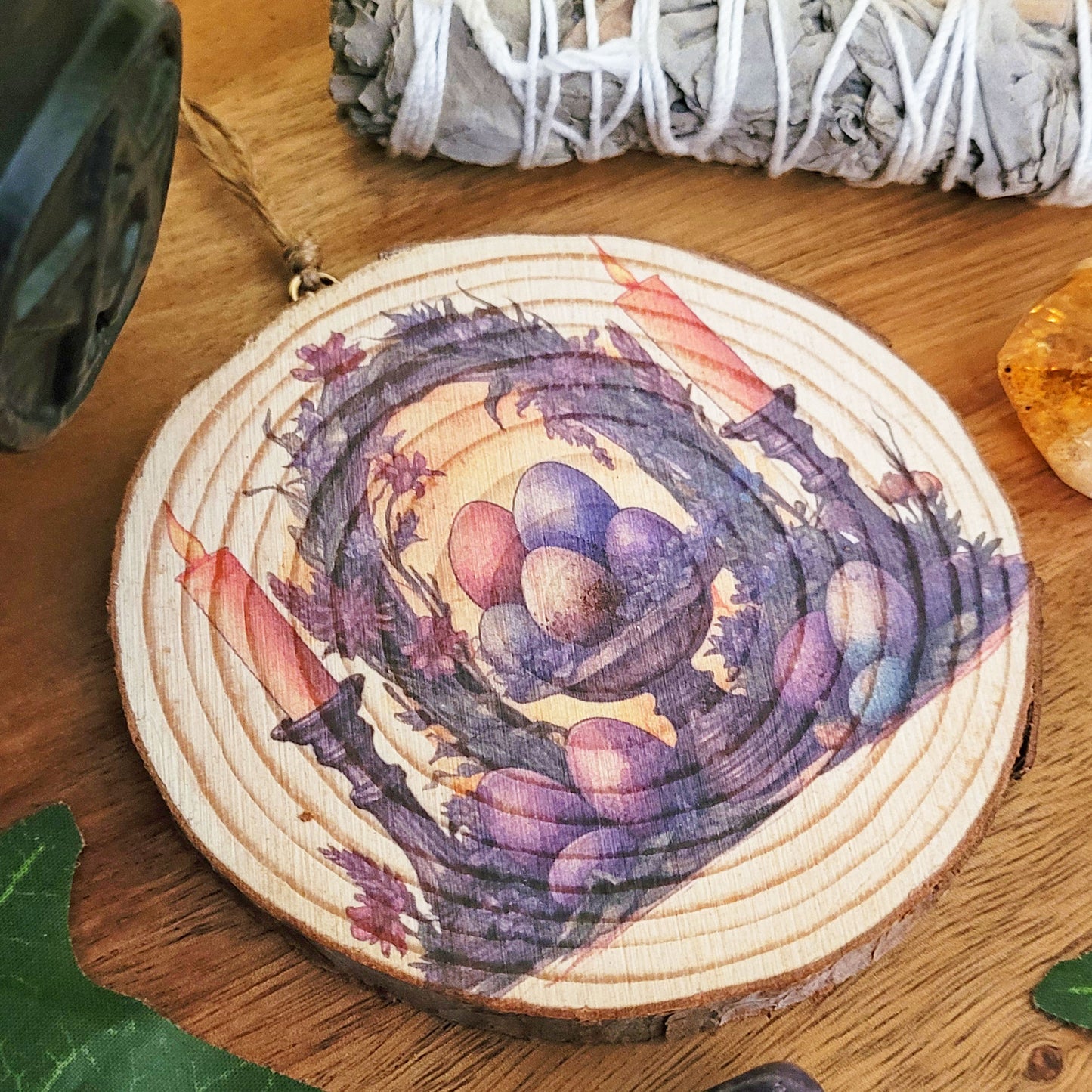 Ostara Eggs with Arch Wall Hanging