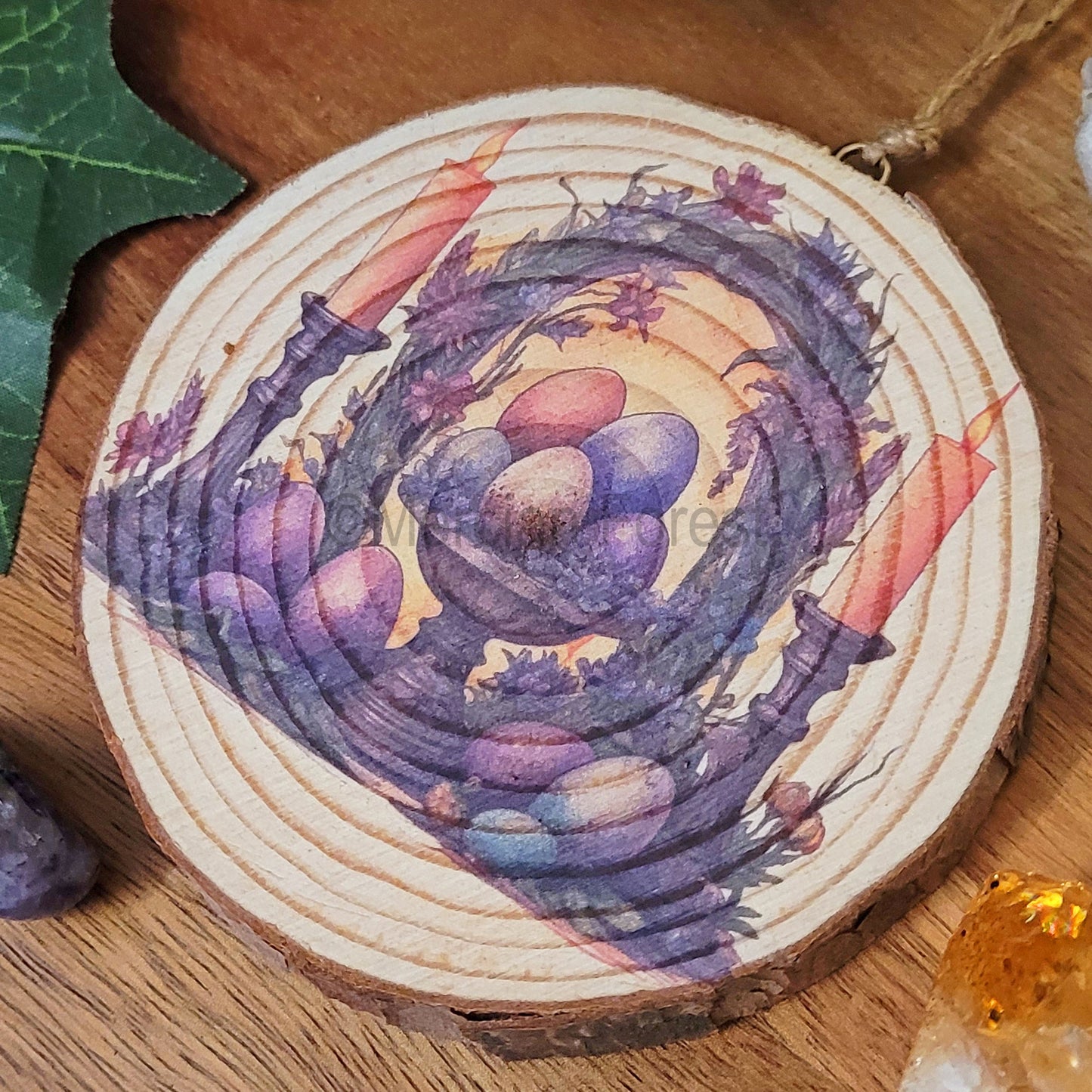 Ostara Eggs with Arch Wall Hanging