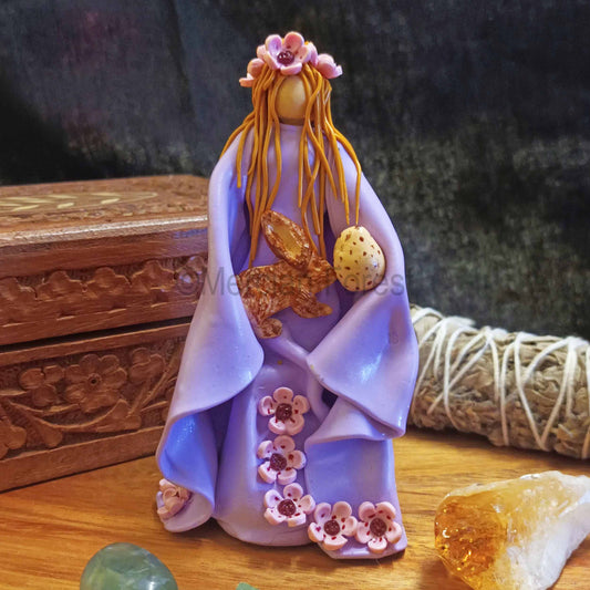 Ostara Goddess Mini Statue or Figurine