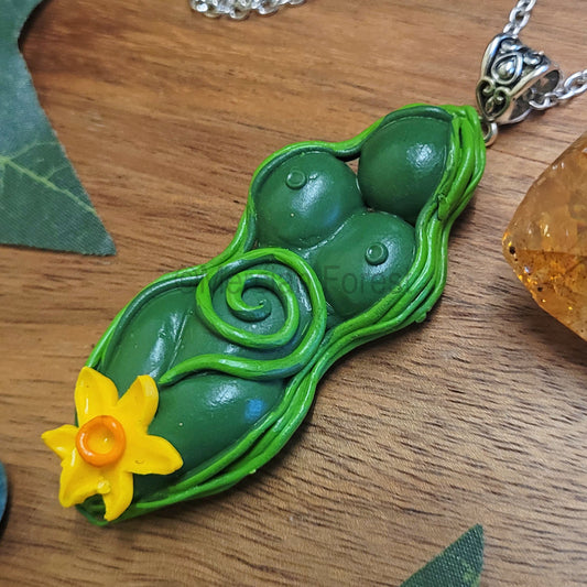 Ostara Goddess Amulet Pendant Necklace