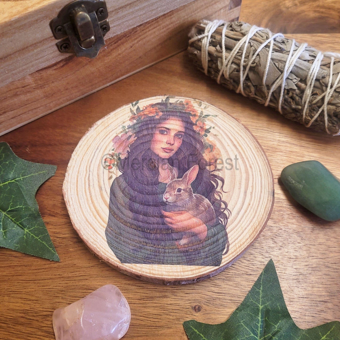 Ostara with the Hare Altar Tile