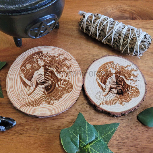 Persephone Wooden Altar Tile