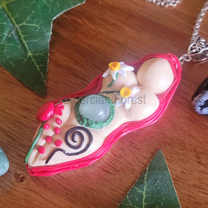 Persephone Goddess Amulet Pendant Necklace