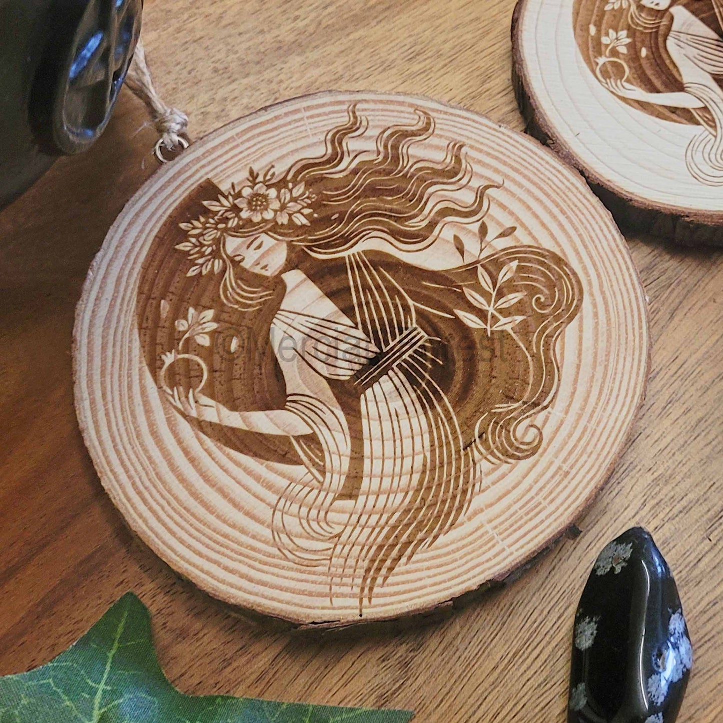 Persephone Wooden Wall Hanging