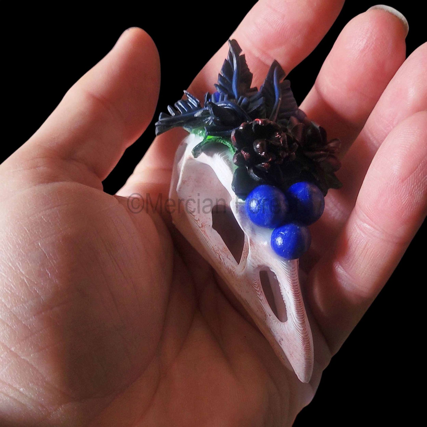 Raven Skull Morrigan Decoration