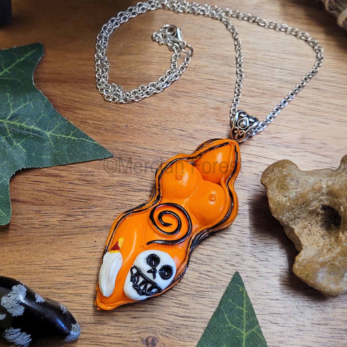 Samhain Goddess Amulet Pendant Necklace