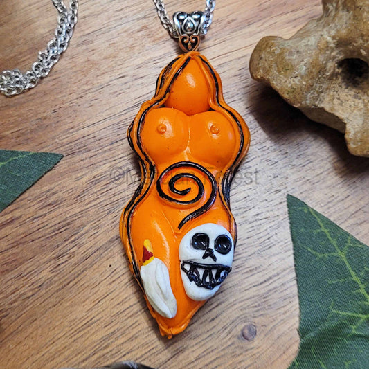 Samhain Goddess Amulet Pendant Necklace