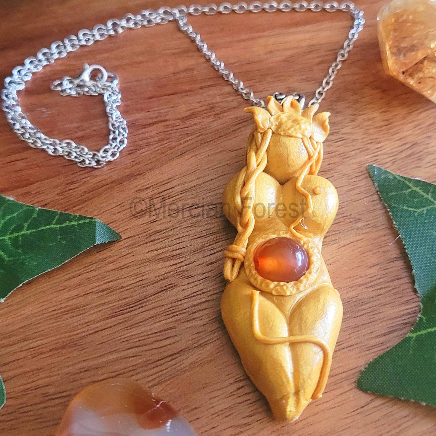 Sol Goddess Amulet Pendant Necklace