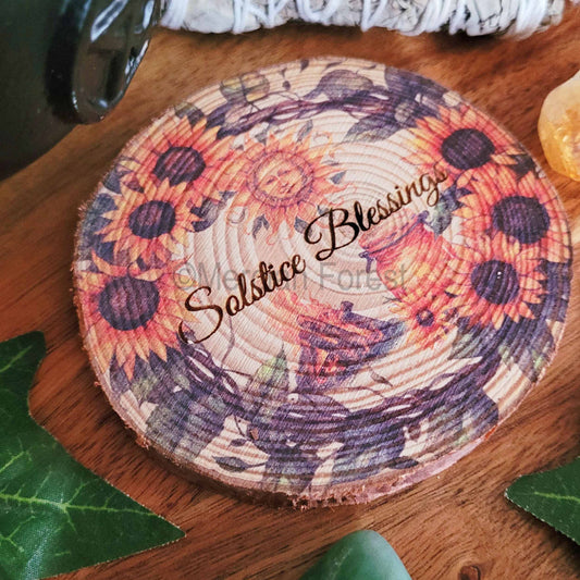 Solstice Blessings altar tile