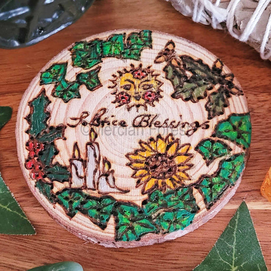 Solstice Blessings altar tile