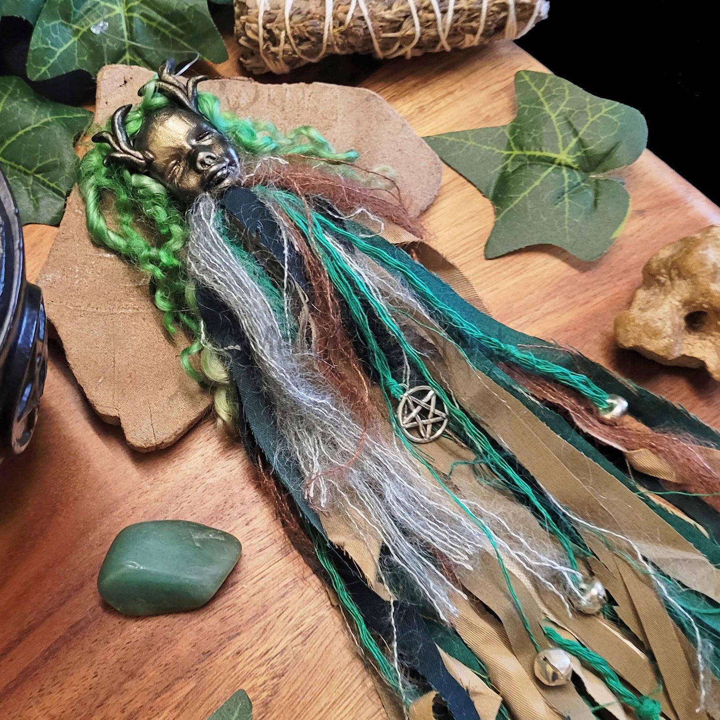 Spirit Doll, Home Protection Amulet Talisman, Spirit Doll Decoration, Witch Bells, Elen of the Ways