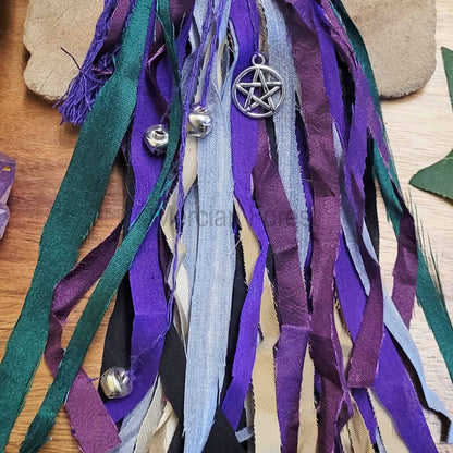 Spirit Doll, Home Protection Amulet Talisman, Spirit Doll Decoration, Witch Bells, Triple Moon