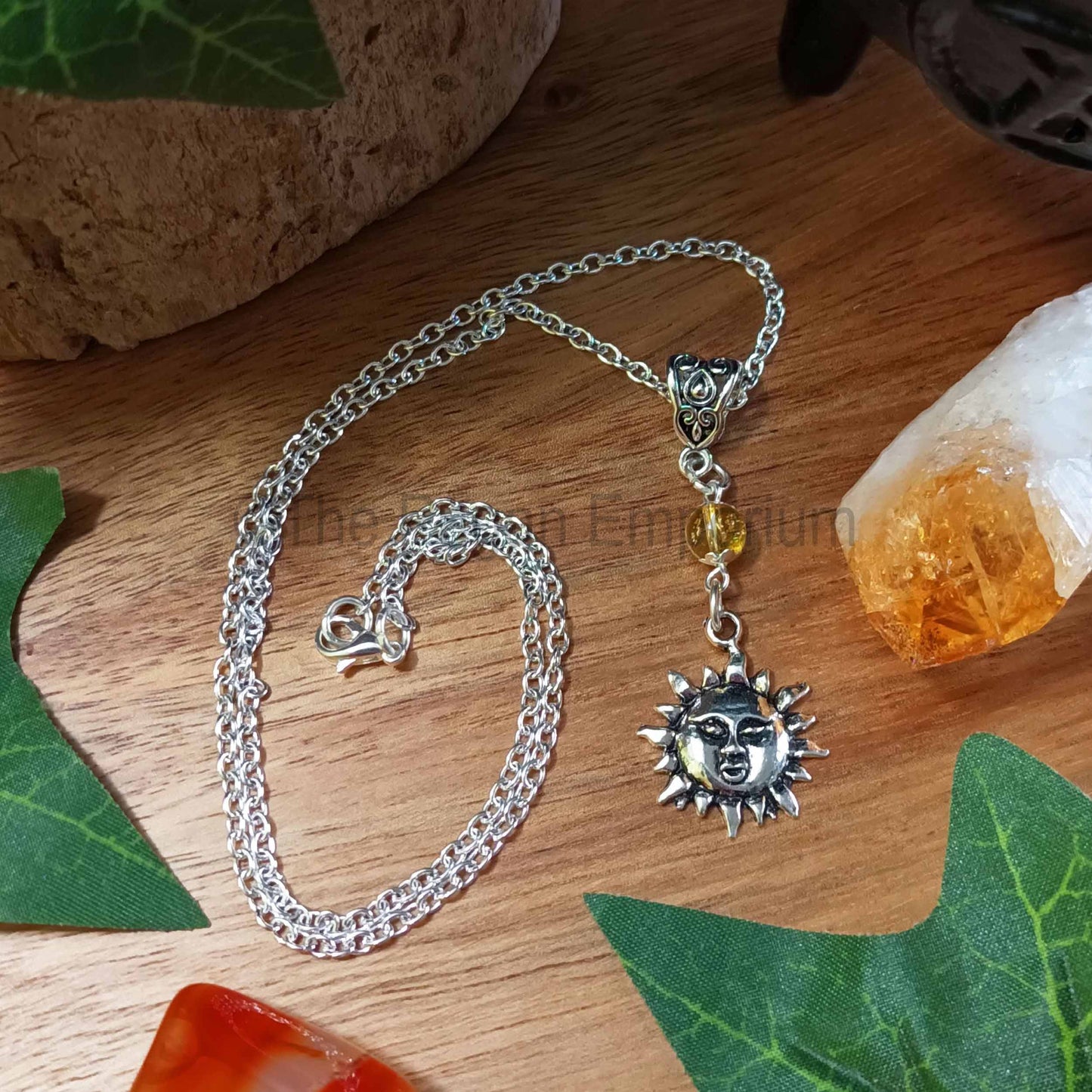 Sun Pendant Necklace