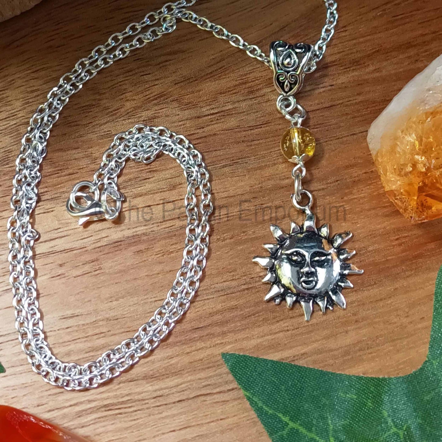 Sun Pendant Necklace