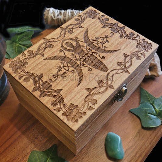 Spiral Triple Goddess Box 16 x 12 x 9cm
