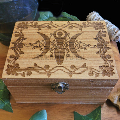 Spiral Triple Goddess Box 16 x 12 x 9cm