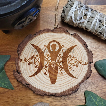 Ornate Triple Goddess Wall Hanging