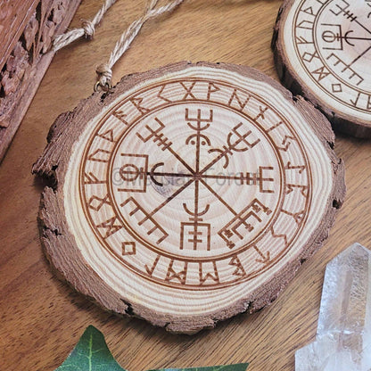 Vegvisir Wayfinder Wooden Wall Hanging