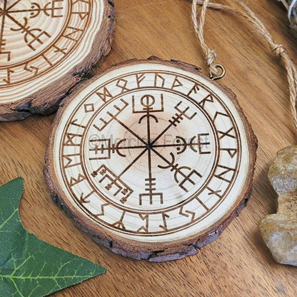 Vegvisir Wayfinder Wooden Wall Hanging