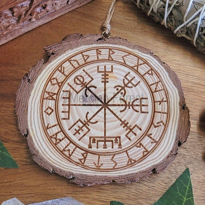 Vegvisir Wayfinder Wooden Wall Hanging