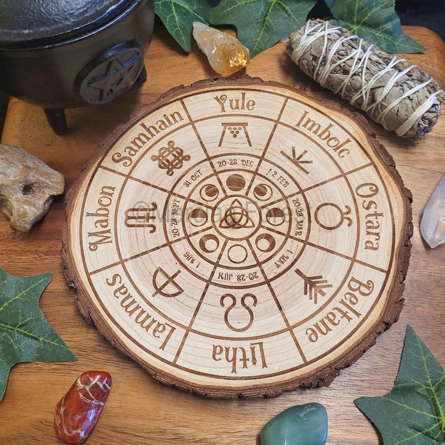 Wheel of the Year Altar Decoration