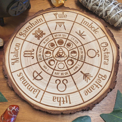 Wheel of the Year Altar Decoration