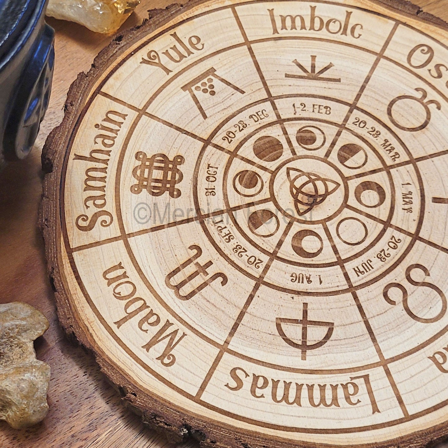 Wheel of the Year Altar Decoration