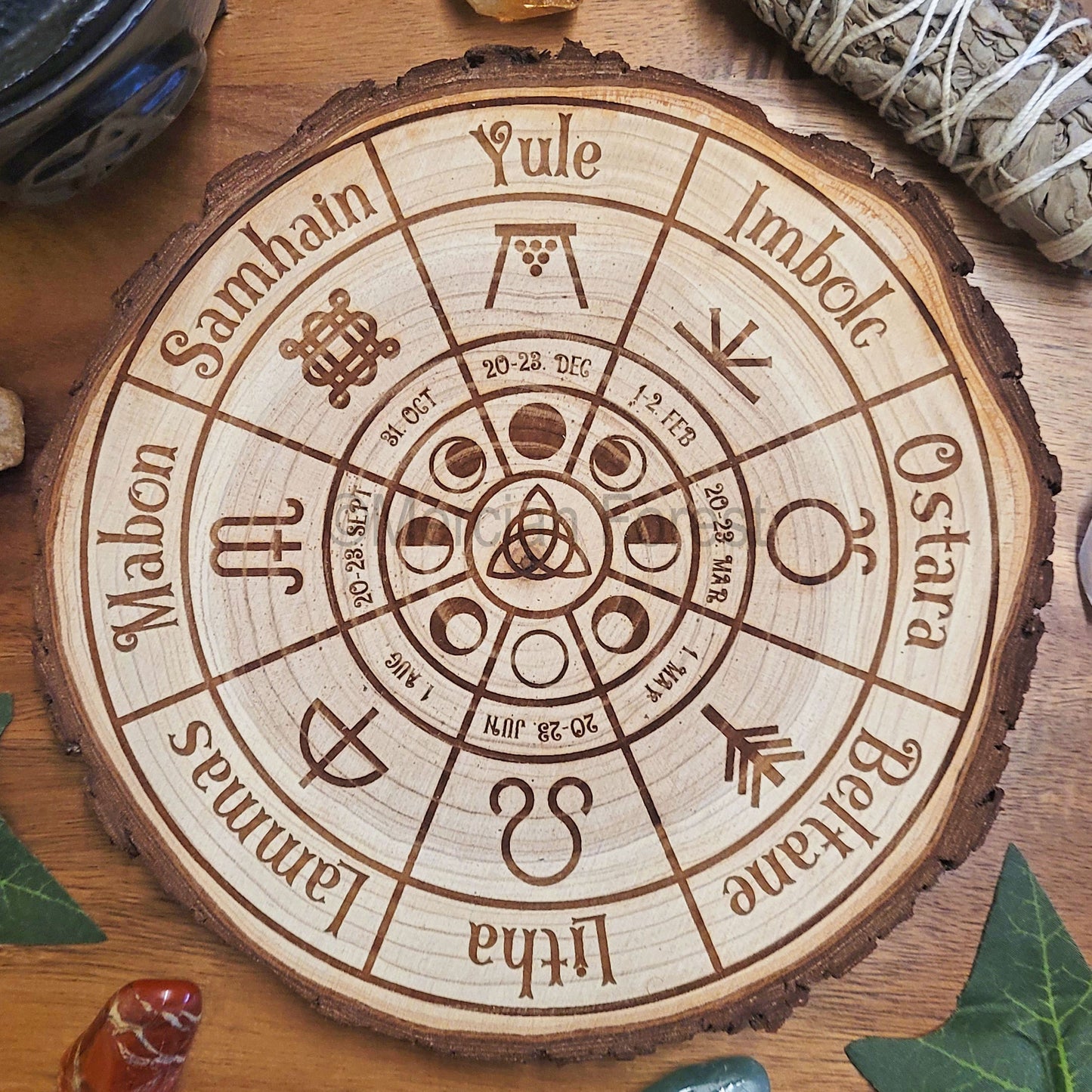 Wheel of the Year Altar Decoration