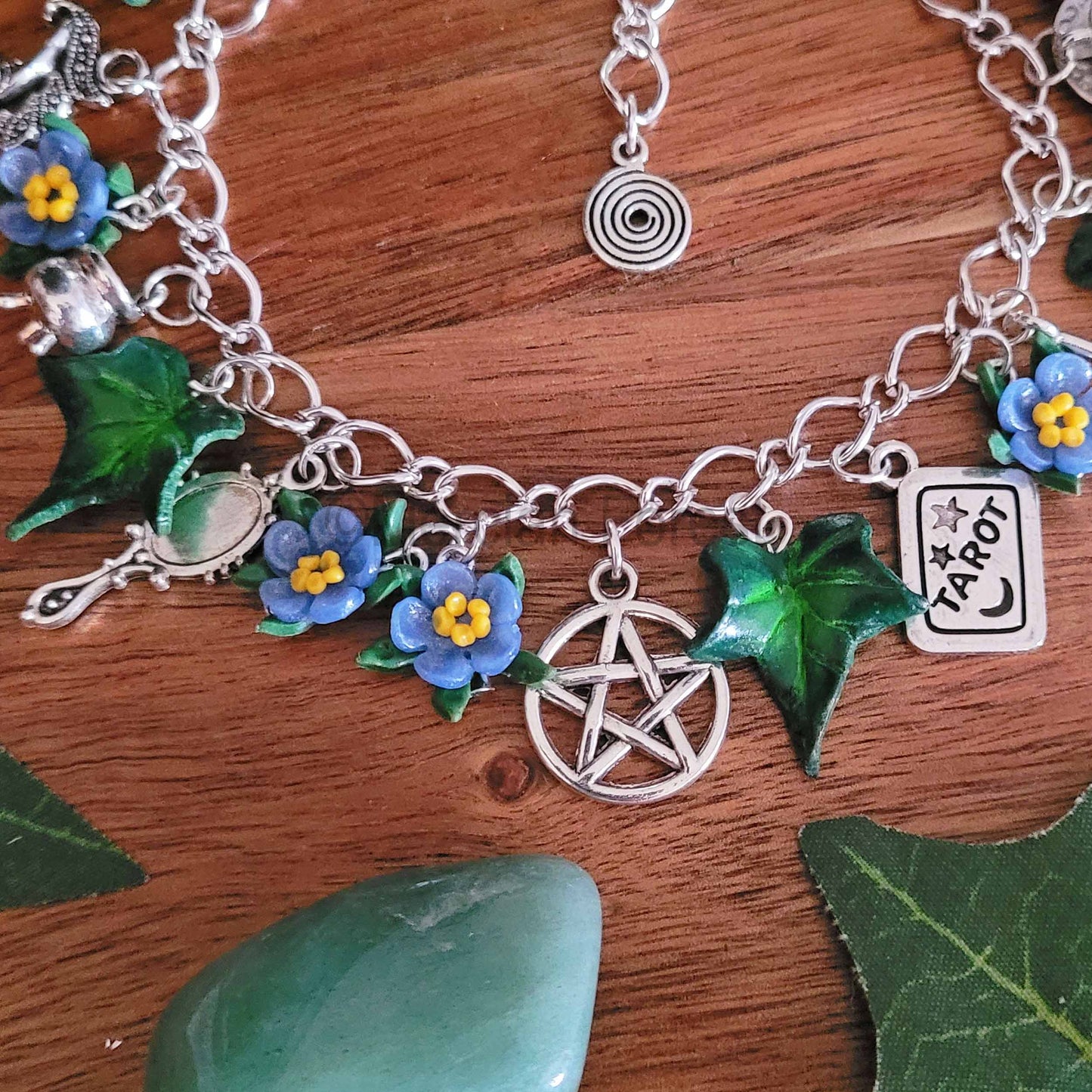 Forget Me Not Witches Charm Bracelet