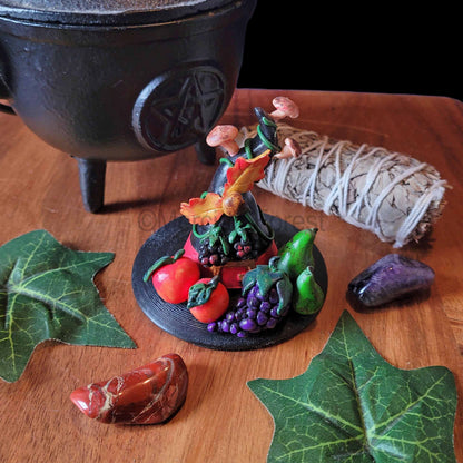 A Witches Hat, Autumn Pagan Decoration, Autumn Equinox Decoration, Mabon Altar.