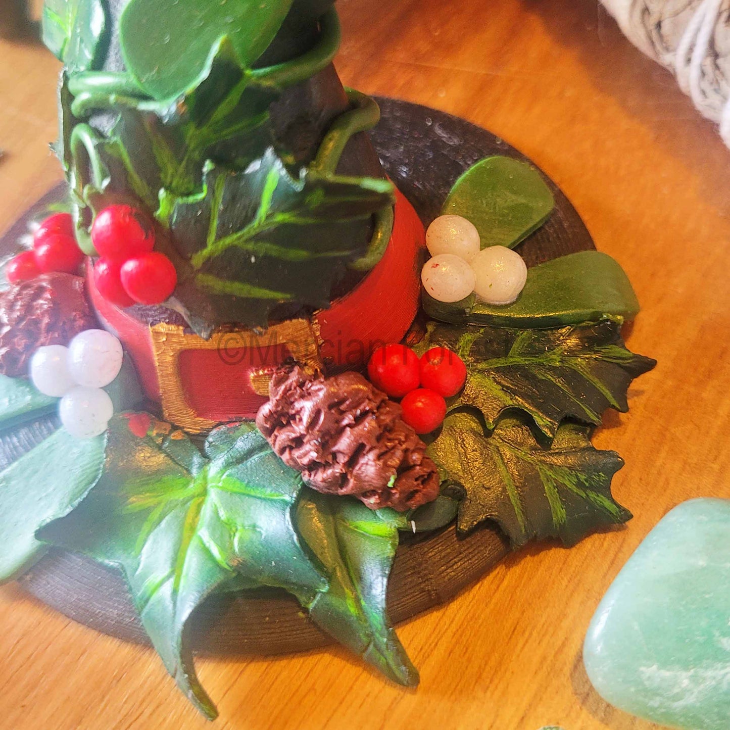 A Witches Hat, Yule Pagan Decoration, Christmas Decoration, Festive Altar.