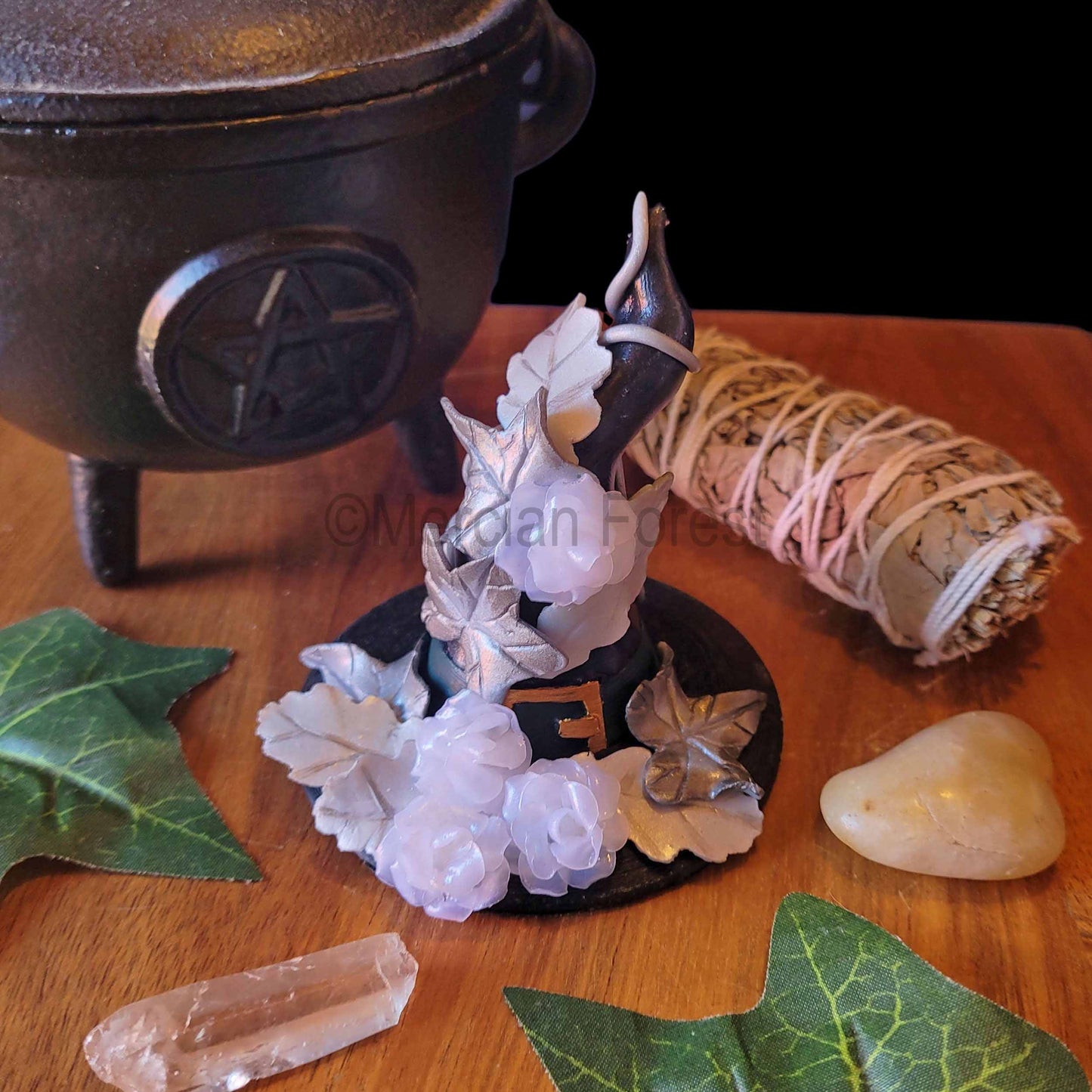 A Witches Hat, Yule Pagan Decoration, Christmas Decoration, Festive Altar.